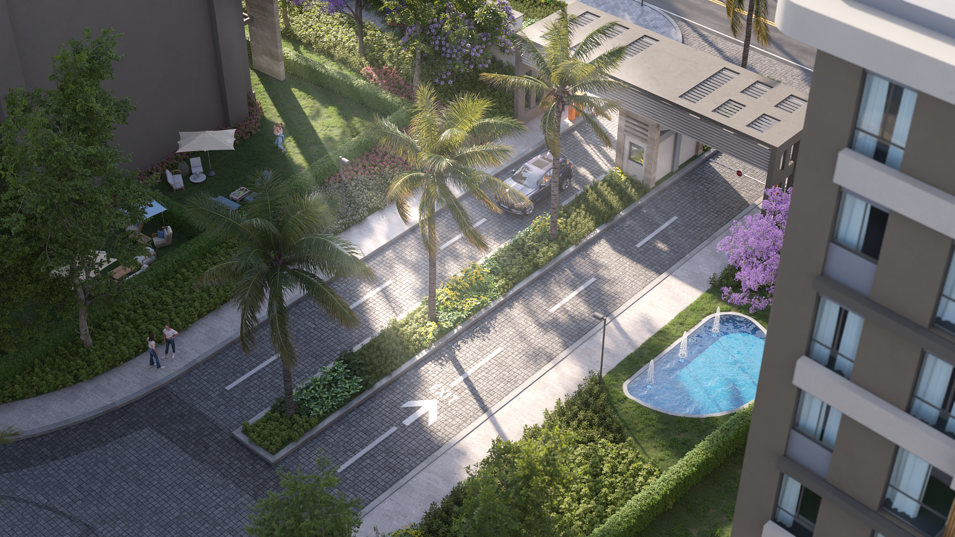 شقة لقطه 145م للبيع في كمبوند ليال العاصمة الإدارية بالقسط المريح - Image 2