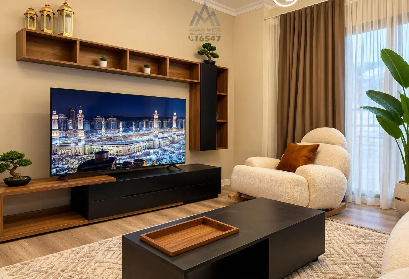 65 sqm Apartment in Privado Madinaty Fully Furnished with Open View and Immediate Delivery - Image 8