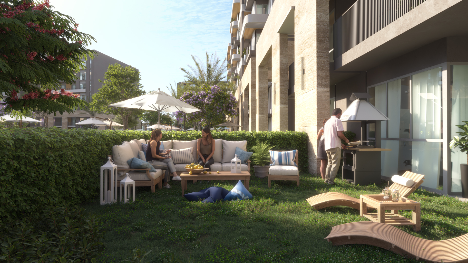 شقة للبيع في كمبوند ليال العاصمة الإدارية بمساحة ١١٥م بقسط شهرى ٢٣ الف - Image 5