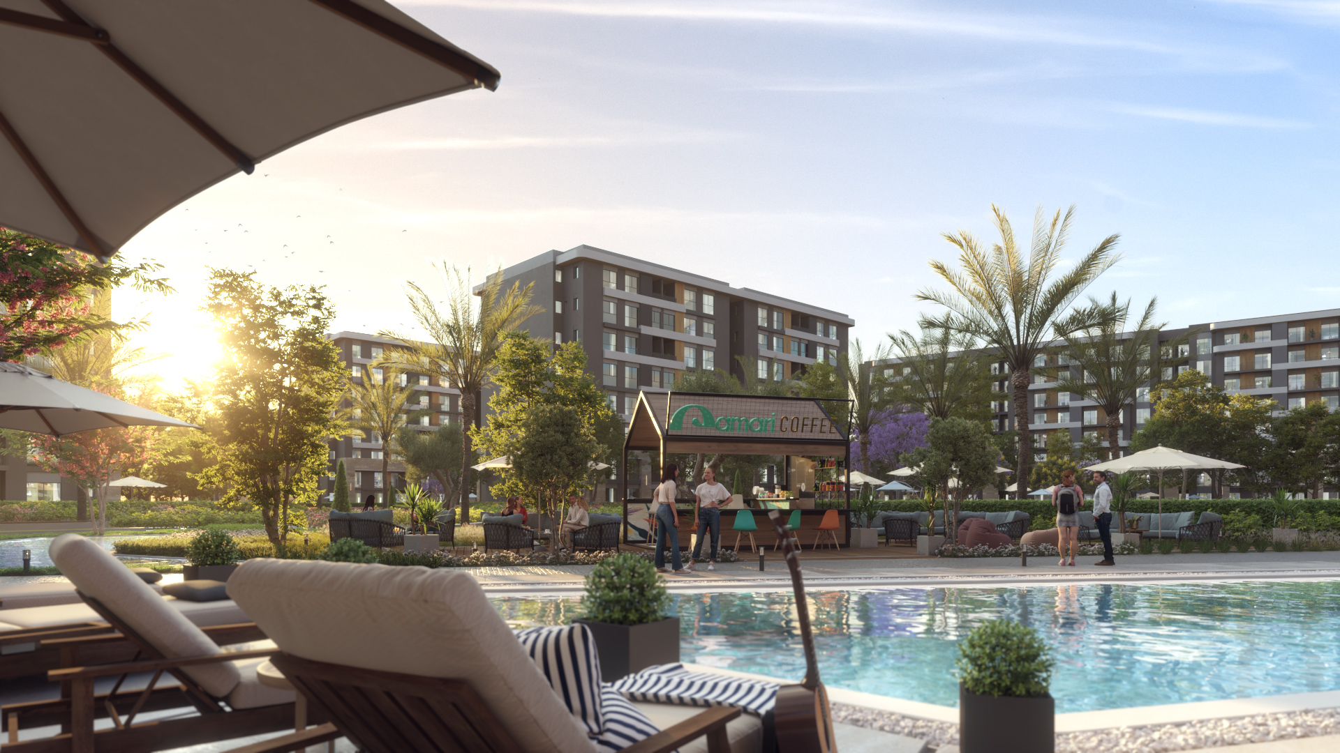 شقة للبيع في كمبوند ليال العاصمة الإدارية بمساحة ١١٥م بقسط شهرى ٢٣ الف - Image 4