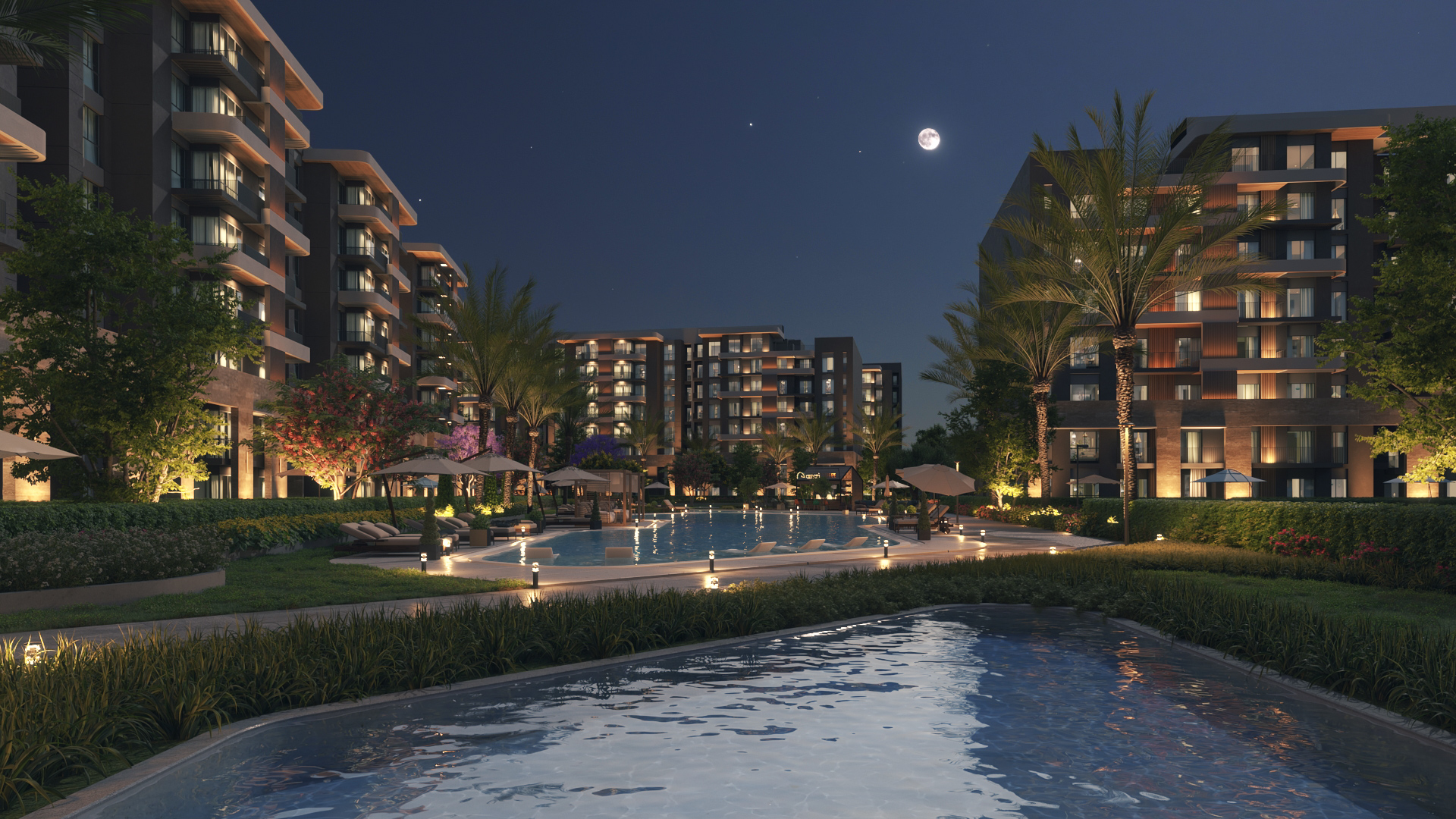 شقة للبيع في كمبوند ليال العاصمة الإدارية بمساحة 90 م و بالتقسيط المريح - Image 4