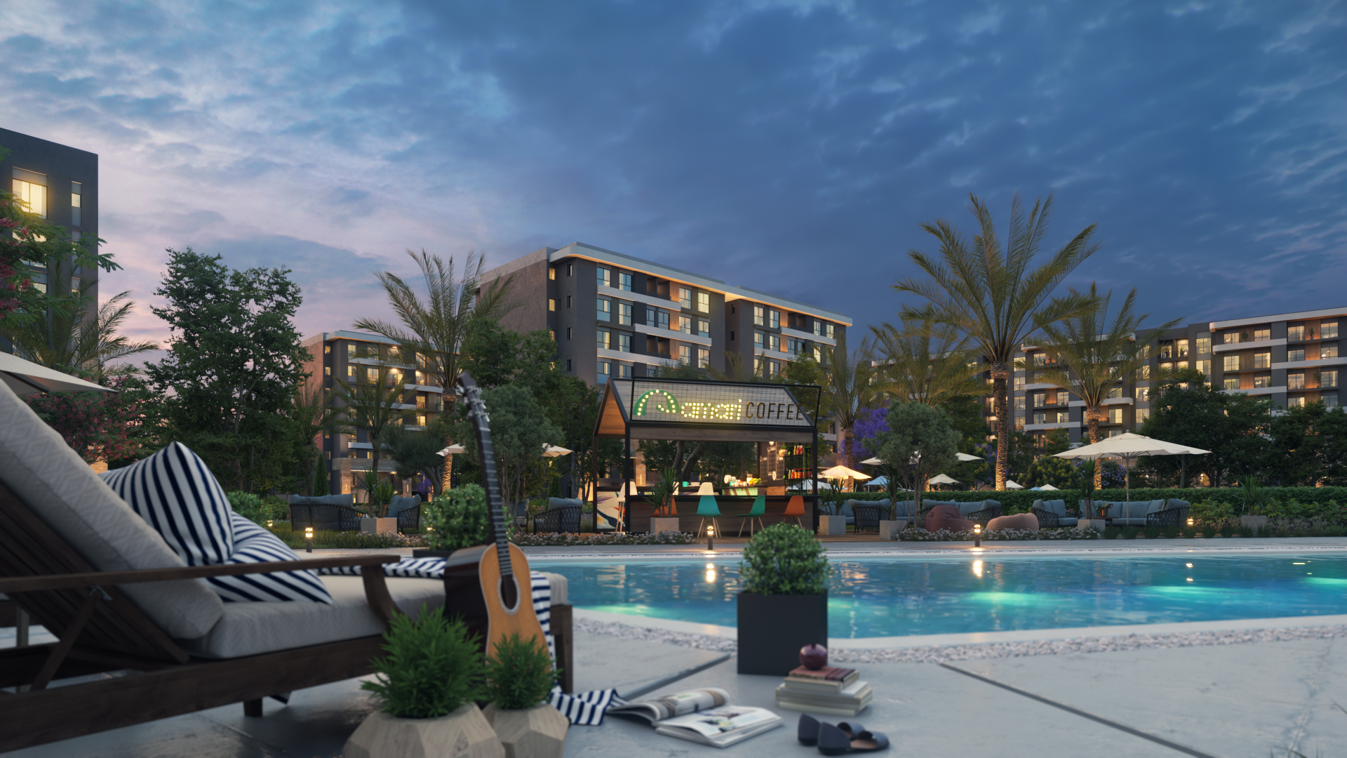 شقة للبيع في كمبوند ليال العاصمة الإدارية بمساحة 90 م و بالتقسيط المريح - Image 7