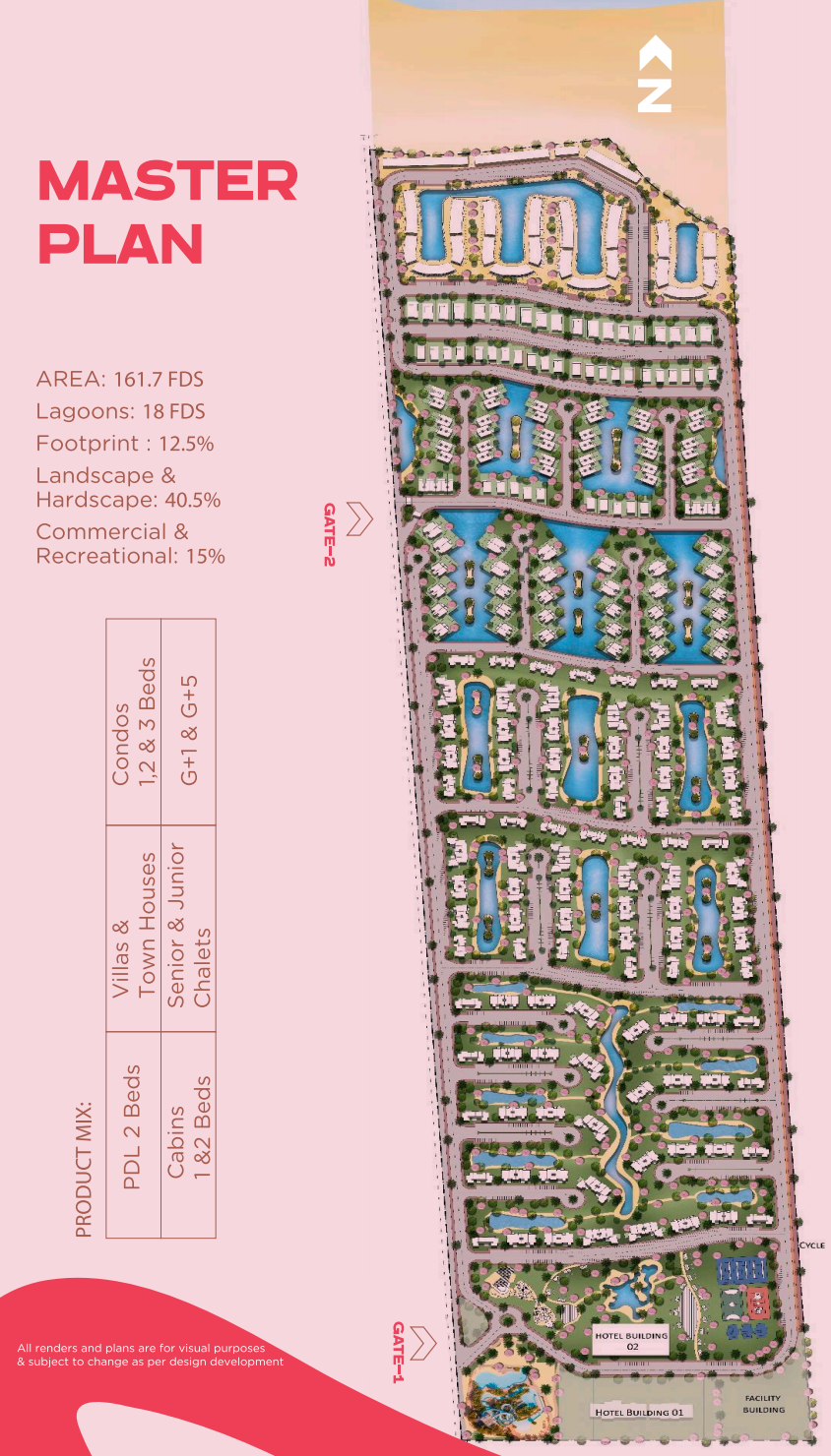 Chalet 72 sqm in Hacienda Waters North Coast Fully Finished - Image 2